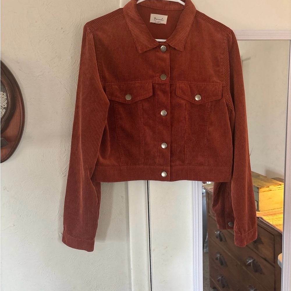 Rust Corduroy Jacket